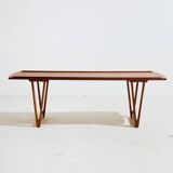 Restored teak coffee table (MK10666)