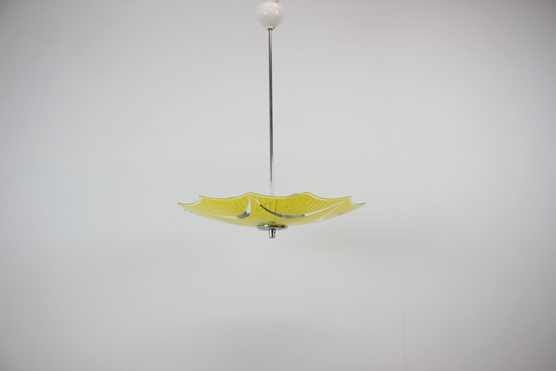 Mid-century glass pendant Napako, 1960's