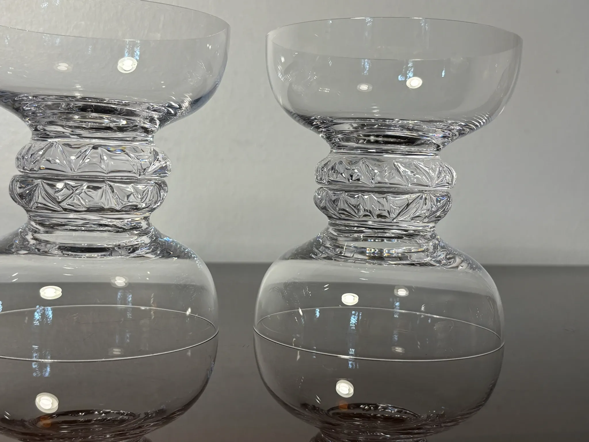Verres à champagne 6p. Daum