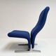 Fauteuil Artifort Concorde F780 rembourré, années 1960
