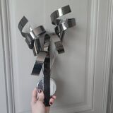 Chrome wall light Laurie Lumière