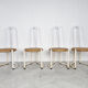 Vintage postmodern dining chairs, 1960s
