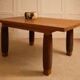 Sculptural wooden table