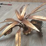 Golden leaf chandelier