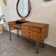 Coiffeuse scandinave vintage en teck, années 60