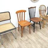Lot of 6 vintage depareillees chairs