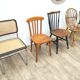 Lot of 6 vintage depareillees chairs