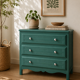Art Deco emerald green chest of drawers