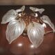 Murano glass ceiling lamp, Navaresi, Italy, 1980s