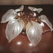Plafonnier en verre de Murano, Navaresi, Italie, années 1980