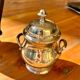 Silver-plated metal coffee service
