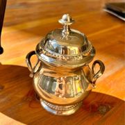 Service à café en métal argenté