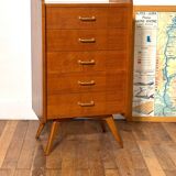 Vintage chiffonier with compass feet -