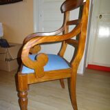 charles X chair with rolled-up butts/arms