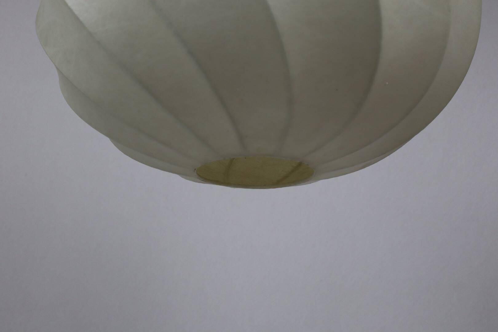 Midcentury cocoon swirl hanging pendant lamp, Germany 1960s