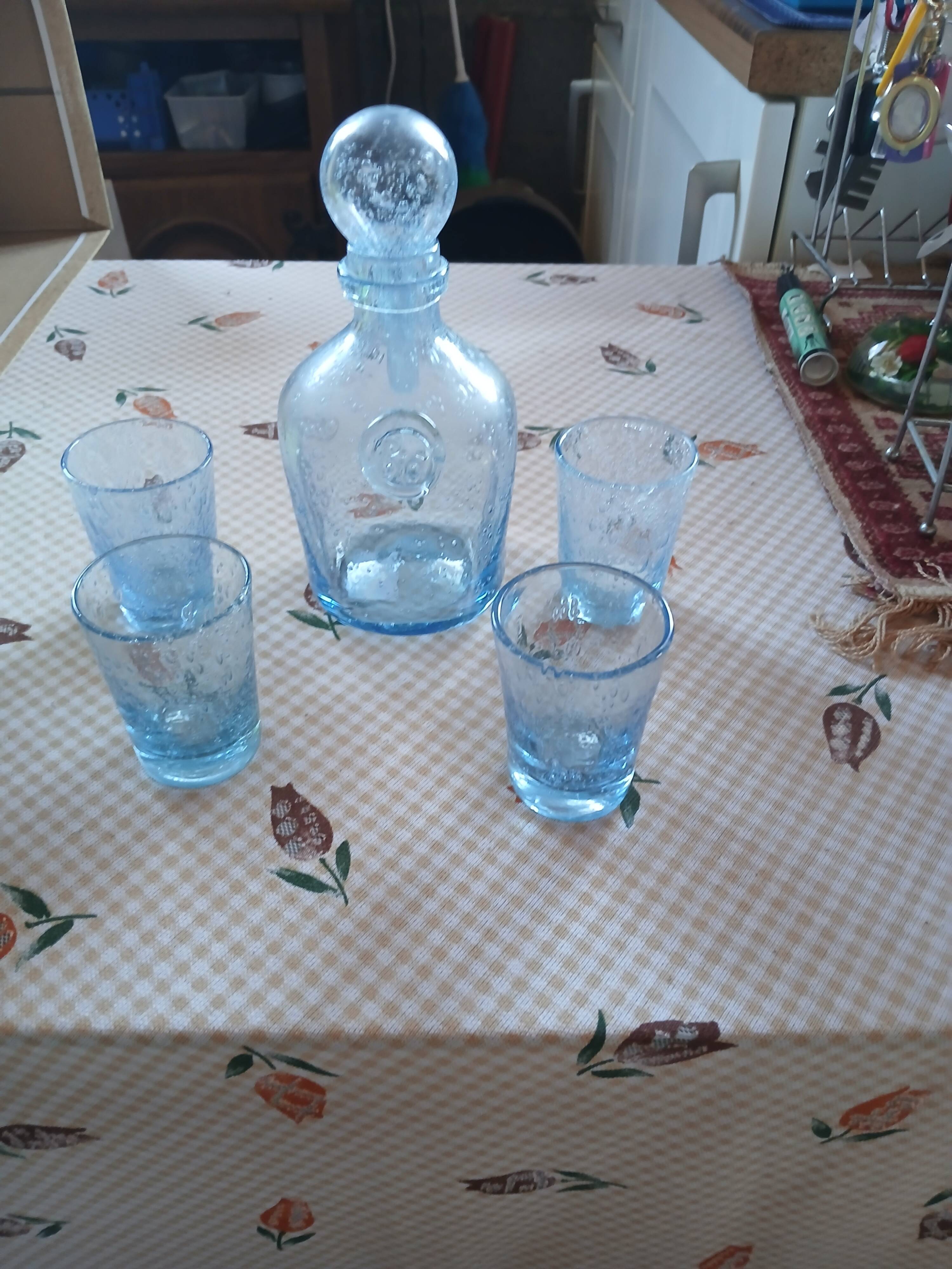 Carafe et verre
