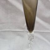 6 Murano colored champagne flutes