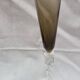6 Murano colored champagne flutes