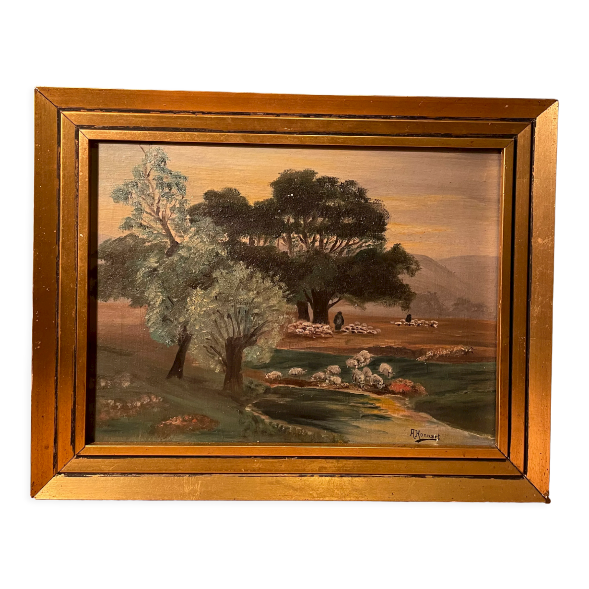 Old painting oil on canvas