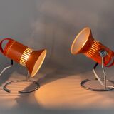 Ensemble de deux lampes de table vintage de Chirana, 1970