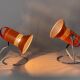 Set of Two Vintage Table Lamps from Chirana, 1970's