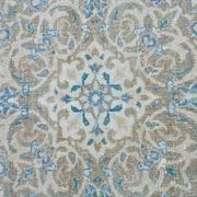 1970s Vintage Persian Handmade Wool Cotton Beige Area Rug 292x396