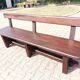 Massive brutalist bench