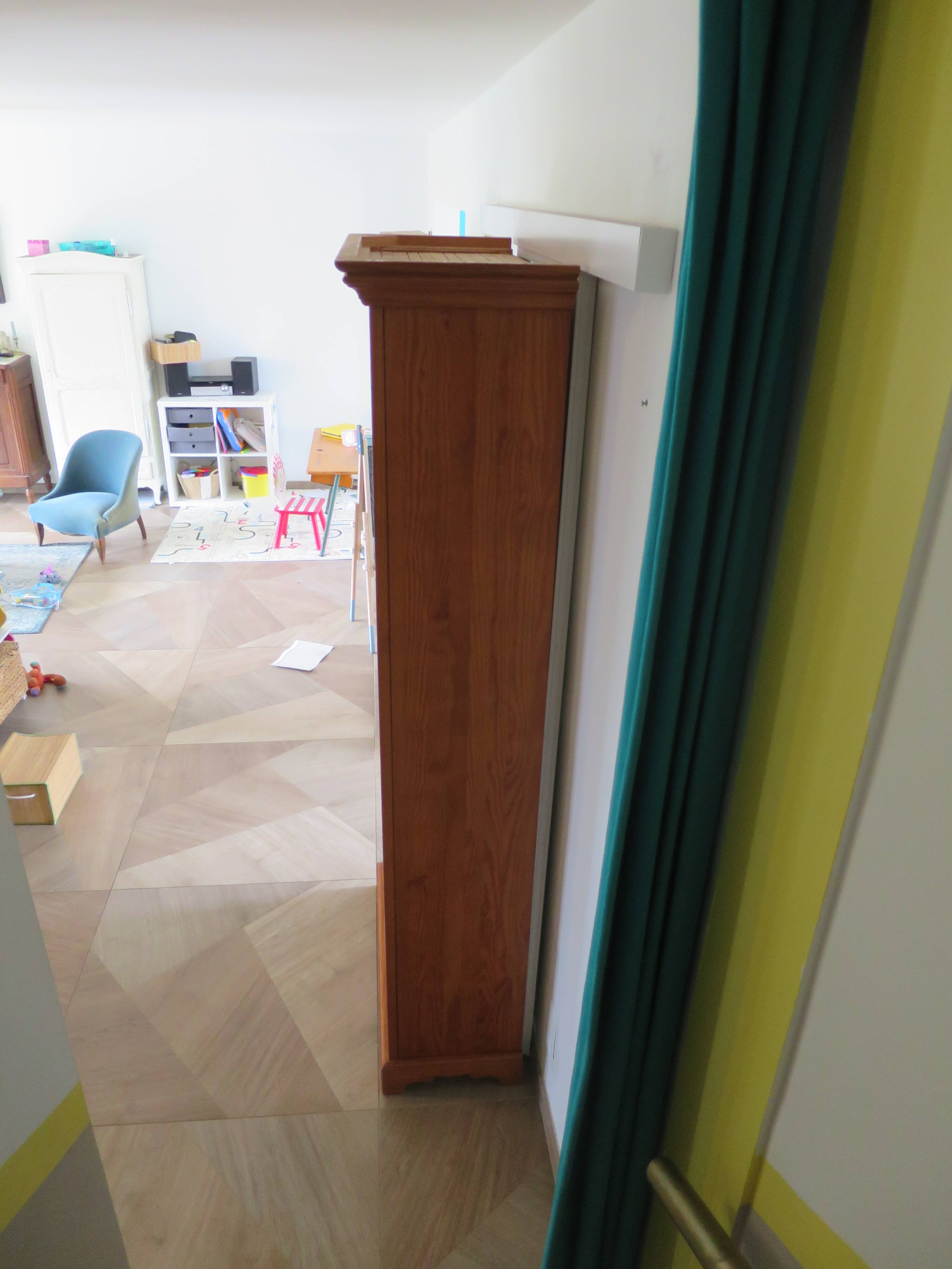 Beautiful bookshelf - solid pine - 5 shelves - country style - natural colour