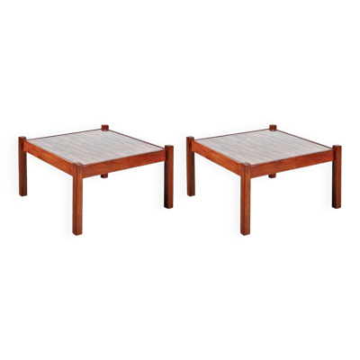 Paire de tables basses Percival Lafer des années 1960