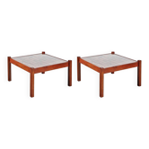 Paire de tables basses Percival Lafer des années 1960