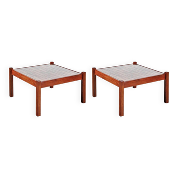 1960s Percival Lafer pair of coffee tables
