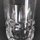 12 Art Deco wine glasses in cut crystal (in the style of Marignane Baccarat)