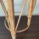 Vintage rattan and wicker plant holder