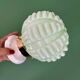 Vintage Art Deco globe wall light in pale green opaline.