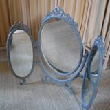 triptych psyche mirror to place on table or dressing table