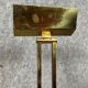 Vintage 60's floor lamp in gilded brass with swivel head