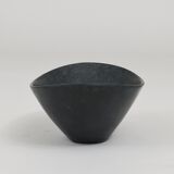 Black cast iron bowl from the mid-century or ashtray, Austria, 1950s.