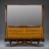Dressing Table or Console with Mirror by Vittorio Dassi, 1950s