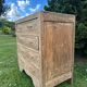 Vintage carved solid wood chest of drawers – 4 drawers