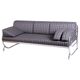 Bauhaus Sofa in Chrome and Fabric from Robert Slezak, Czech, 1930s