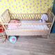 Vintage wicker and rattan cot
