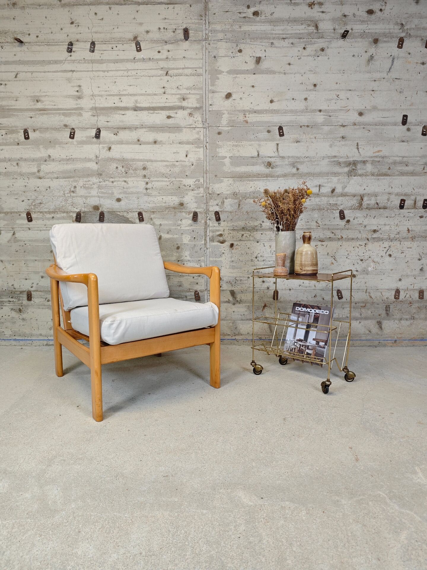 Paire de fauteuils vintage 
