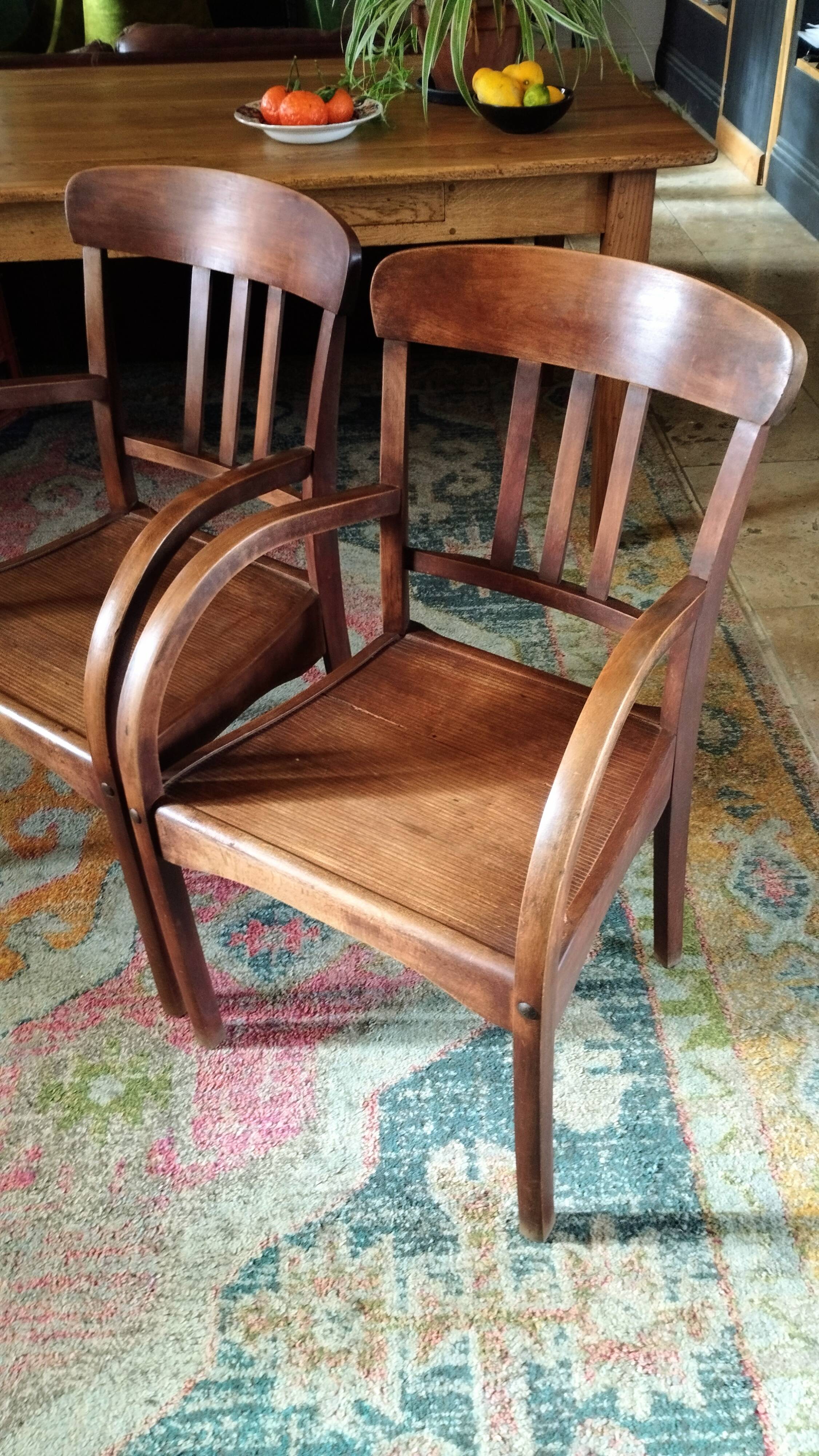 Pair of bistro chairs