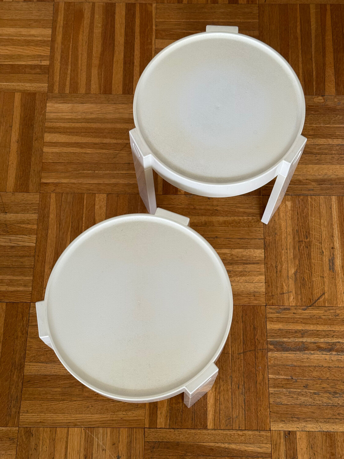 Set of 2 coffee tables from Prisunic.