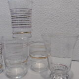 Antique mustard glasses