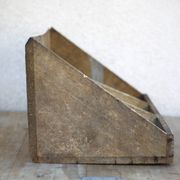 Bac rangement bois, meuble de rangement vintage, rangement outil