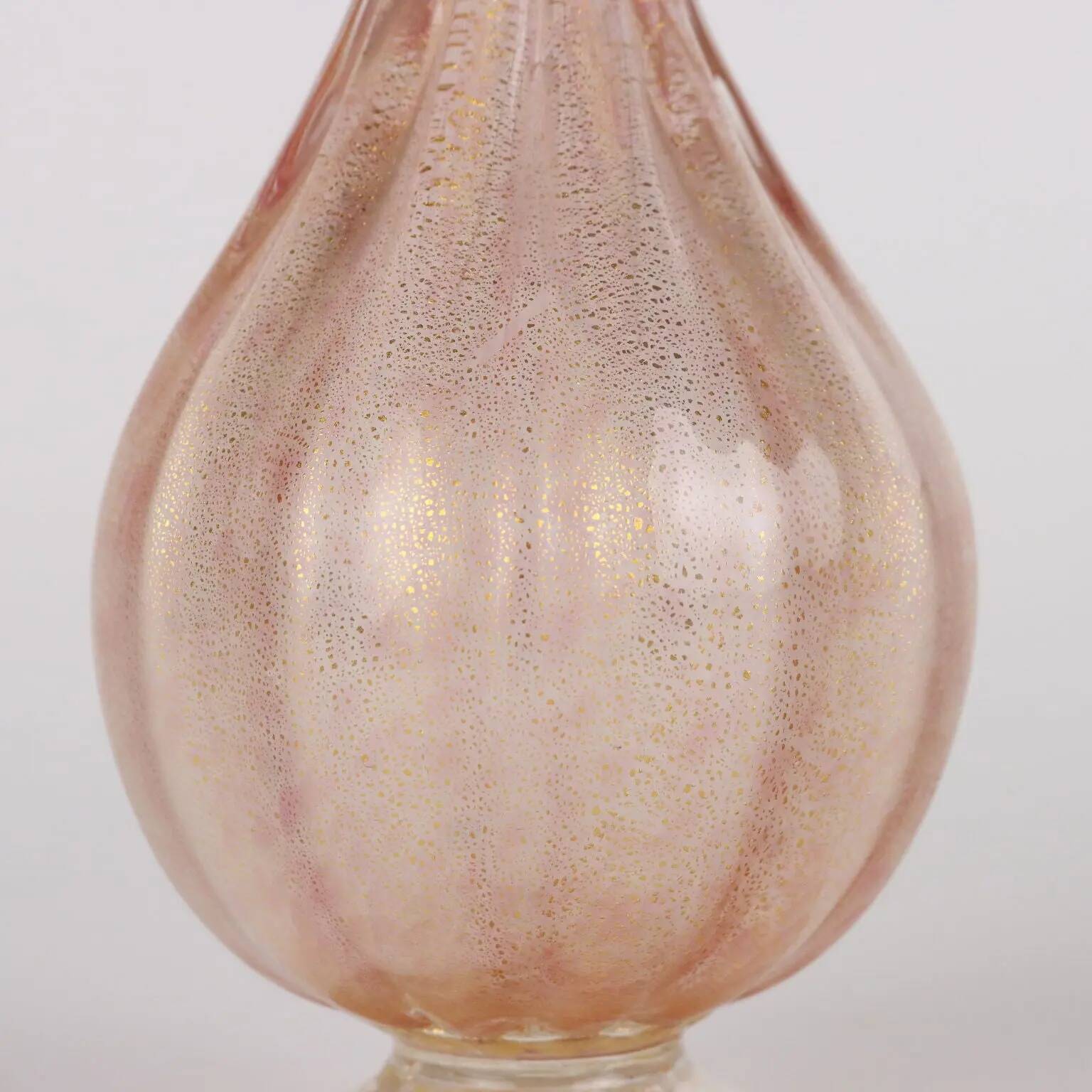 Seguso Man glass bottle. Italy 1950s.