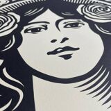 Shepard Fairey (Obey), Make art not War, signé et daté par l'artiste