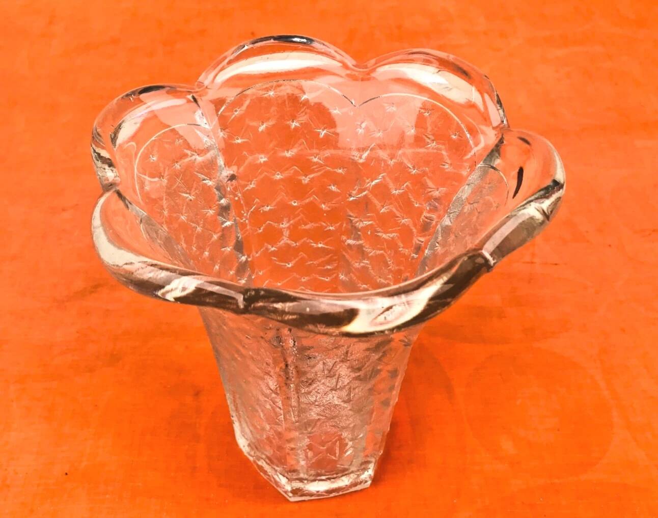 Art Deco Style Vase Glassware from Scailmont, Belgium