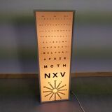 Vintage visual acuity scale